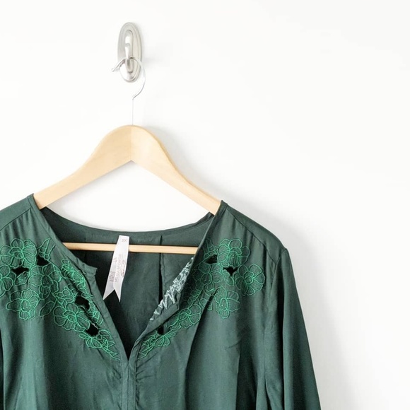 Melissa McCarthy Seven7 Tops - [Plus Size] Melissa McCarthy Seven7 Blouse